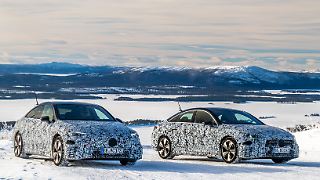 Mercedes CLA - mit neuem Hoffnungsträger im Schnee auf Achse