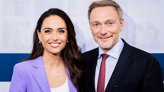Christian Lindner und Franca Lehfeldt sind Eltern