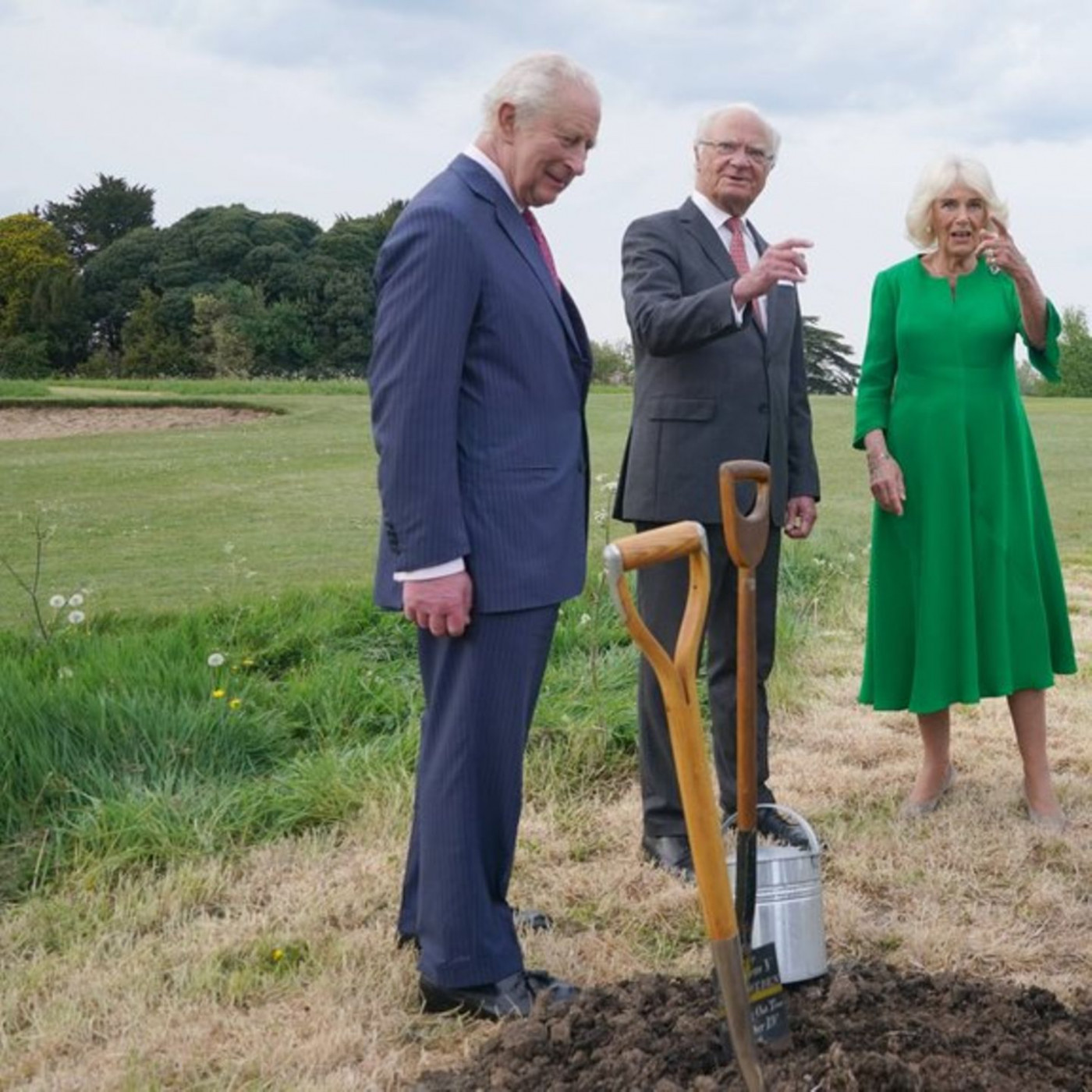 Königliche Gartenarbeit mit Bedeutung