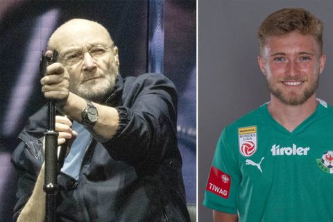 Er unterstützt Sohn Mathew bei Fußballspiel