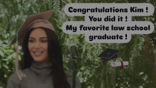 Kim Kardashian schlie&szlig;t ihr Jurastudium ab