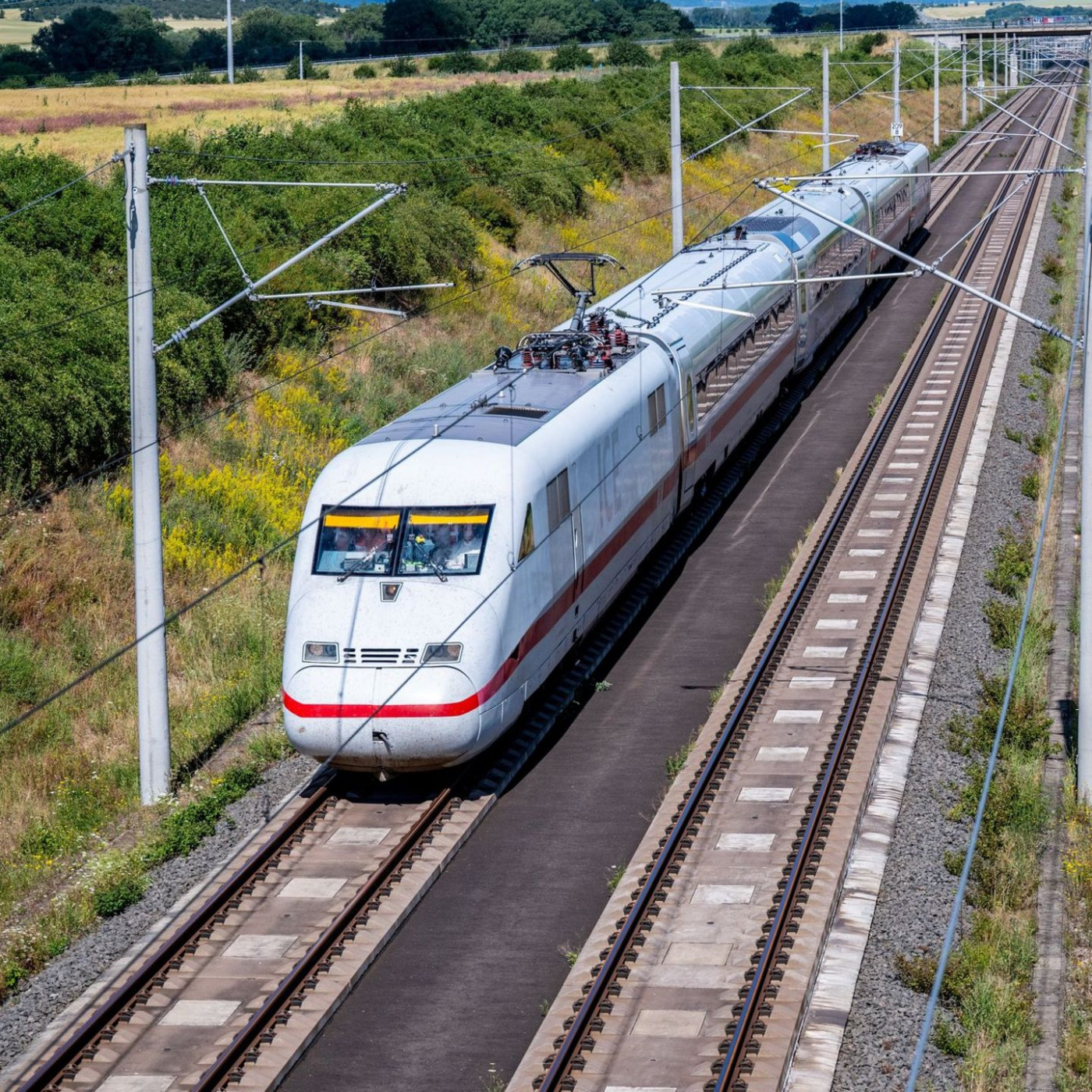 Testzug fährt Tempo 405 zwischen Erfurt und Leipzig