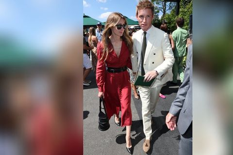 Eddie Redmayne wird von seiner Frau begleitet
