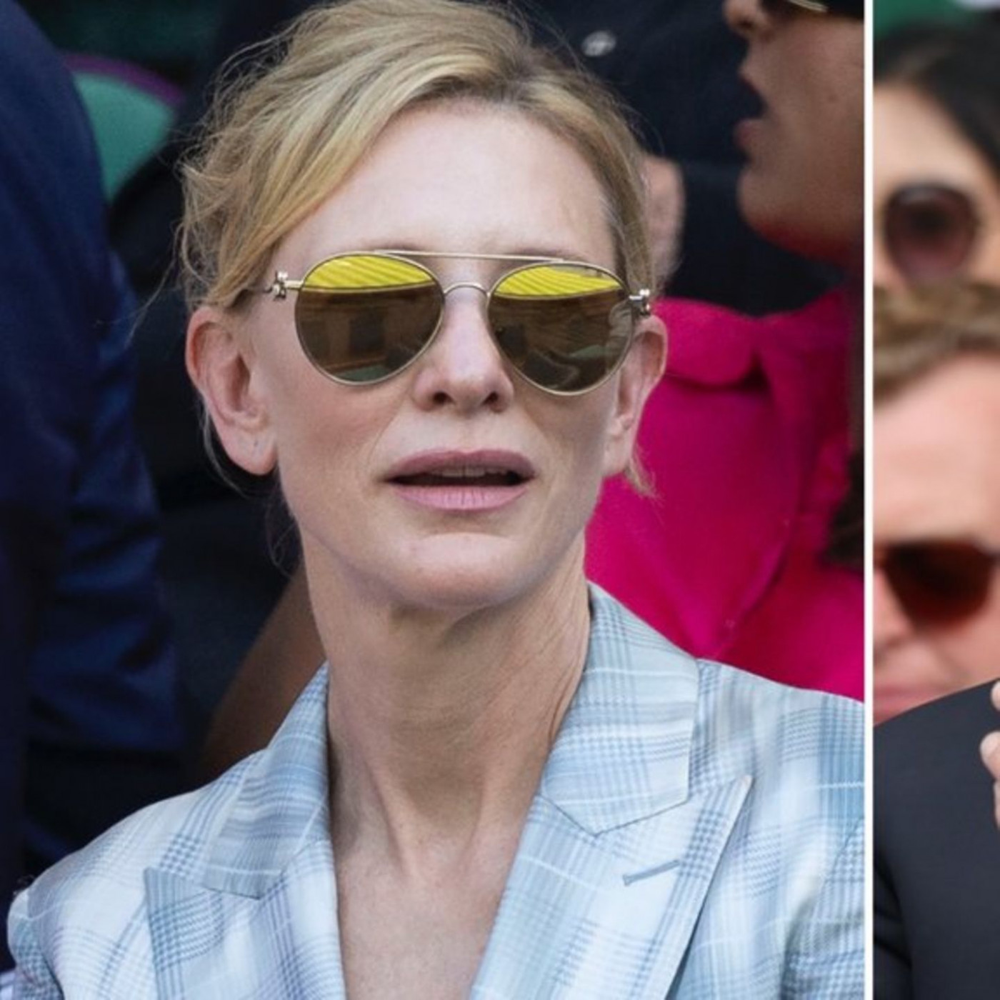 Cate Blanchett und Russell Crowe fiebern mit