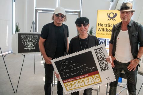 Die Scorpions haben jetzt eigene Briefmarken
