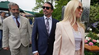 Dave Grohl hat sich für Wimbledon schick gemacht