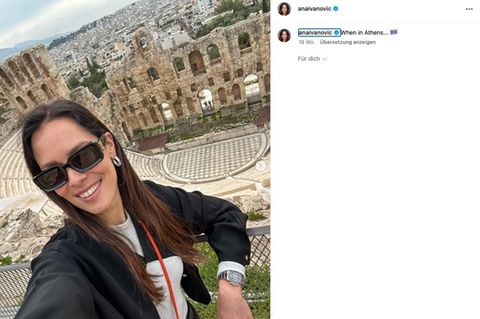 Ana Ivanović bei Instagram: Gut gelaunt um die Welt