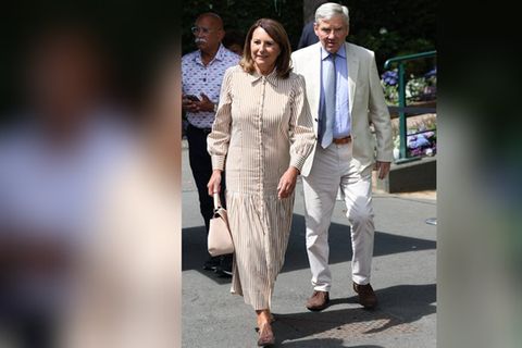 Prinzessin Kates Eltern stilvoll in Wimbledon
