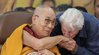 Richard Gere feiert mit Dalai Lama dessen Geburtstag