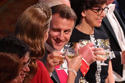 Oui, chérie! Emmanuel Macron mit Charmeoffensive bei Prinzessin Kate