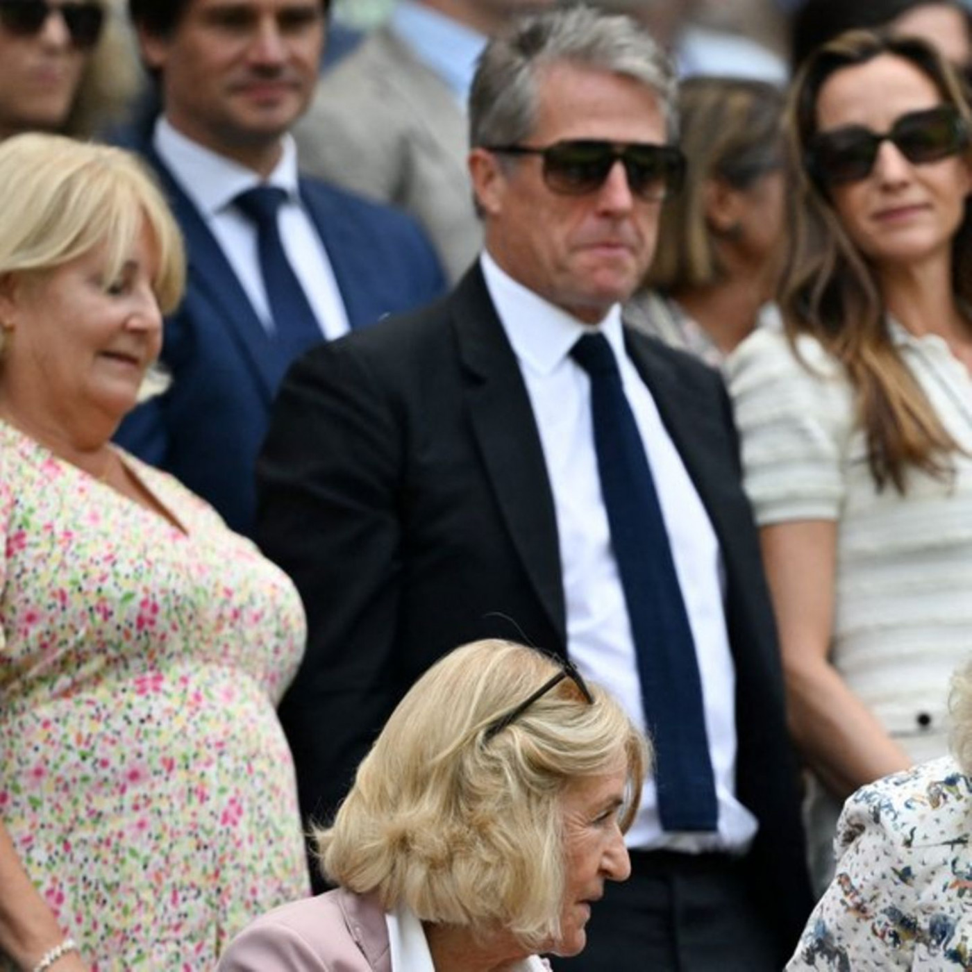 Zusammen mit Hugh Grant in Wimbledon