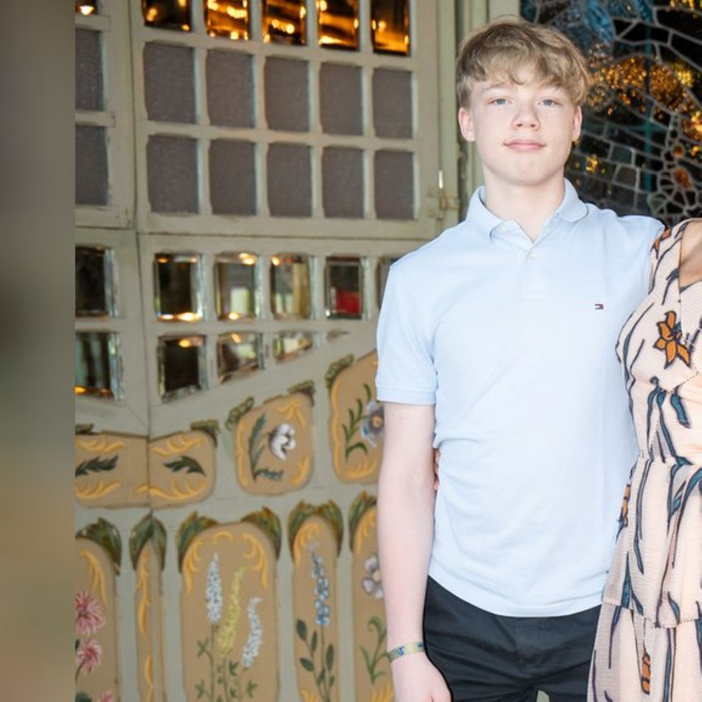 Mutter und Sohn bei Gala-Abend im Europa-Park
