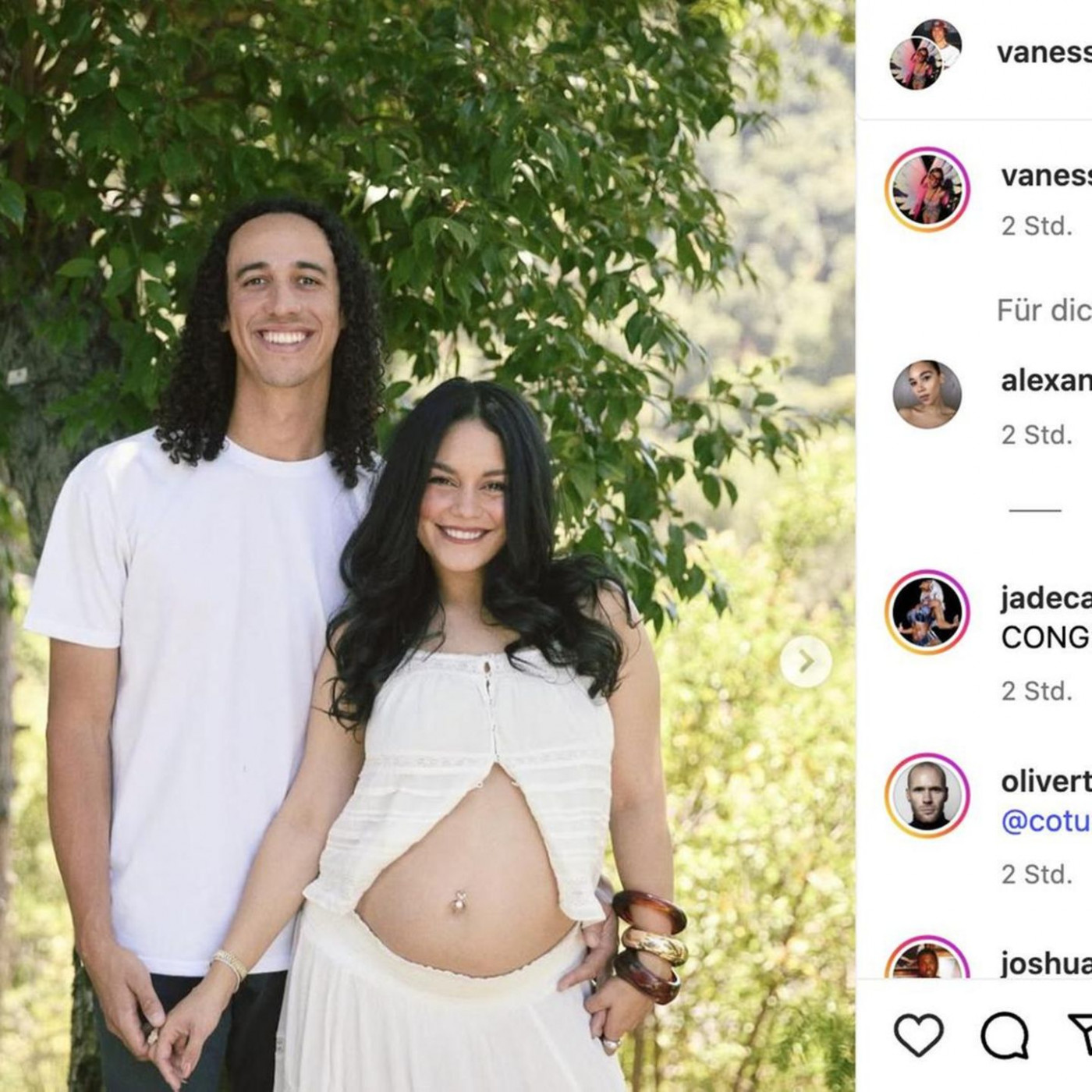 Vanessa Hudgens und Cole Tucker erwarten zweites Kind