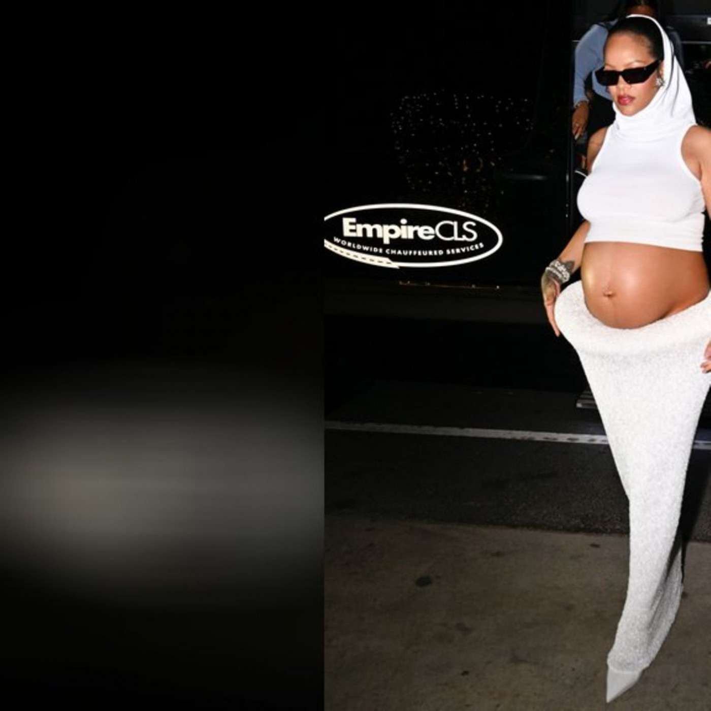 Rihanna macht ihren Babybauch zum Hingucker