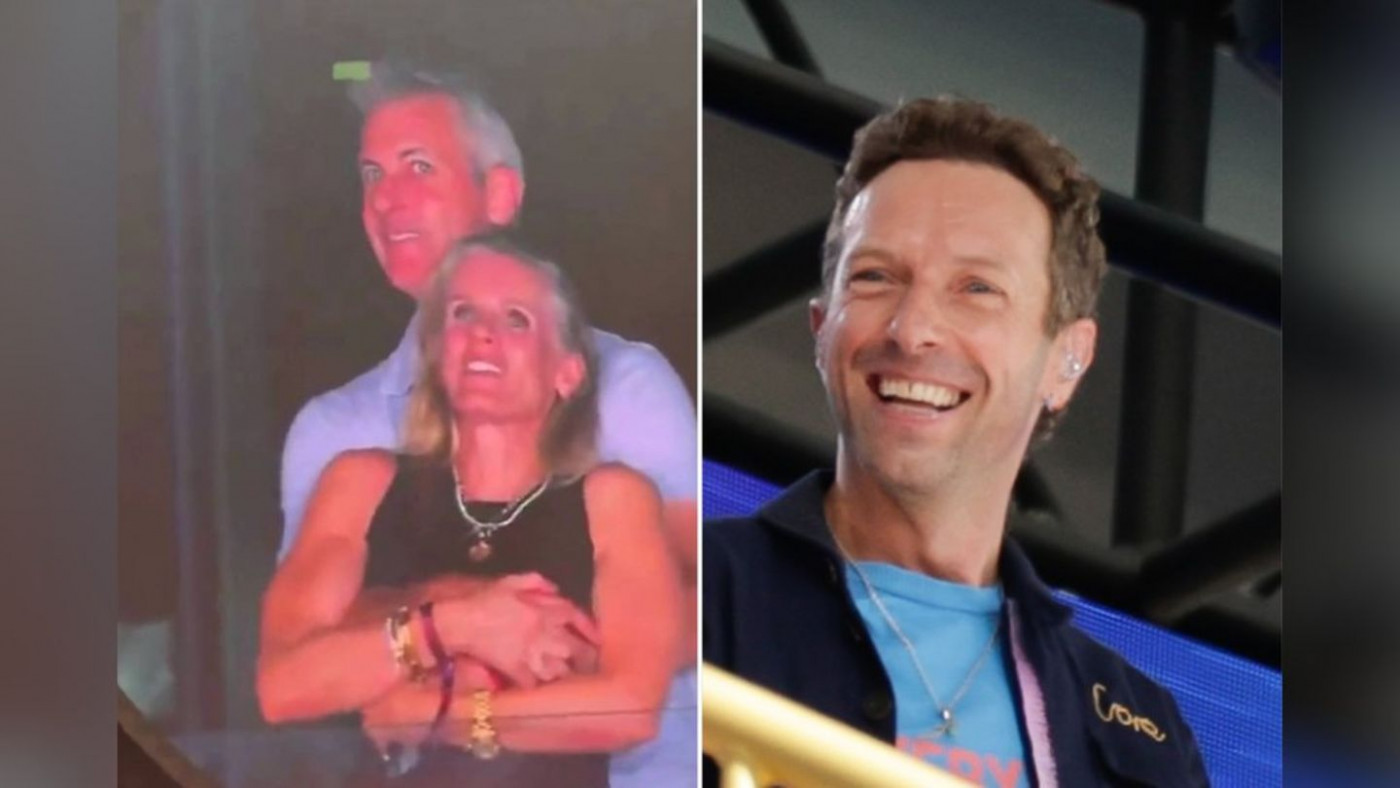 Chris Martin kann sich Spott nach Kiss-Cam-Eklat nicht verkneifen