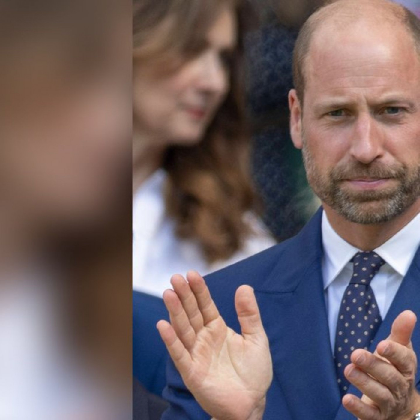 Prinz William feuert sein Team im Stadion an