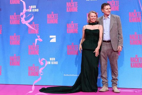 Pamela Anderson und Liam Neeson in Berlin