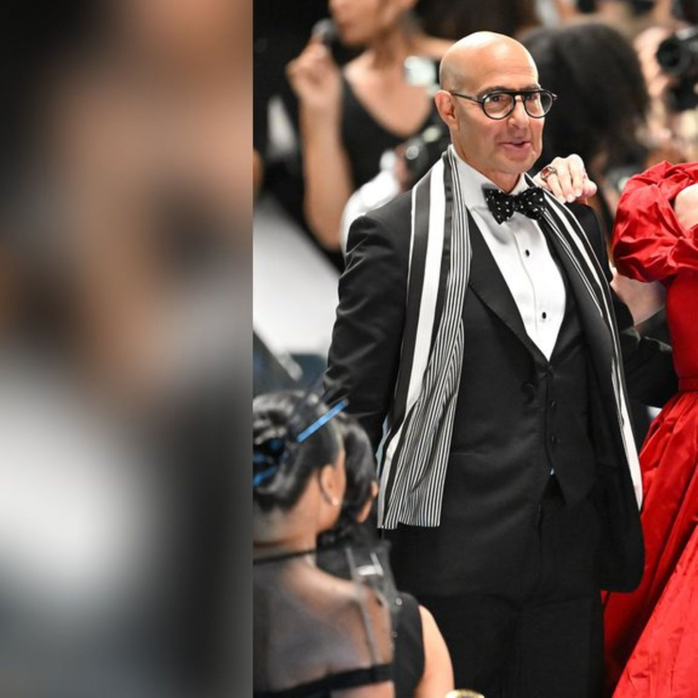 Meryl Streep im Glamour-Kleid am Set