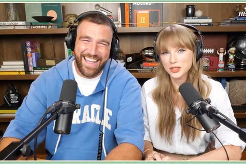 Taylor Swift und Travis Kelce erzählen, wie sie sich kennengelernt haben