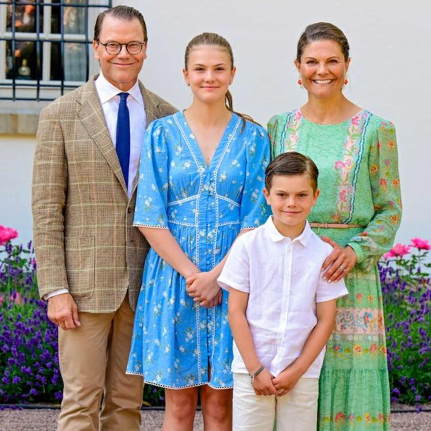 Entspannter Sommer mit ihrer Familie