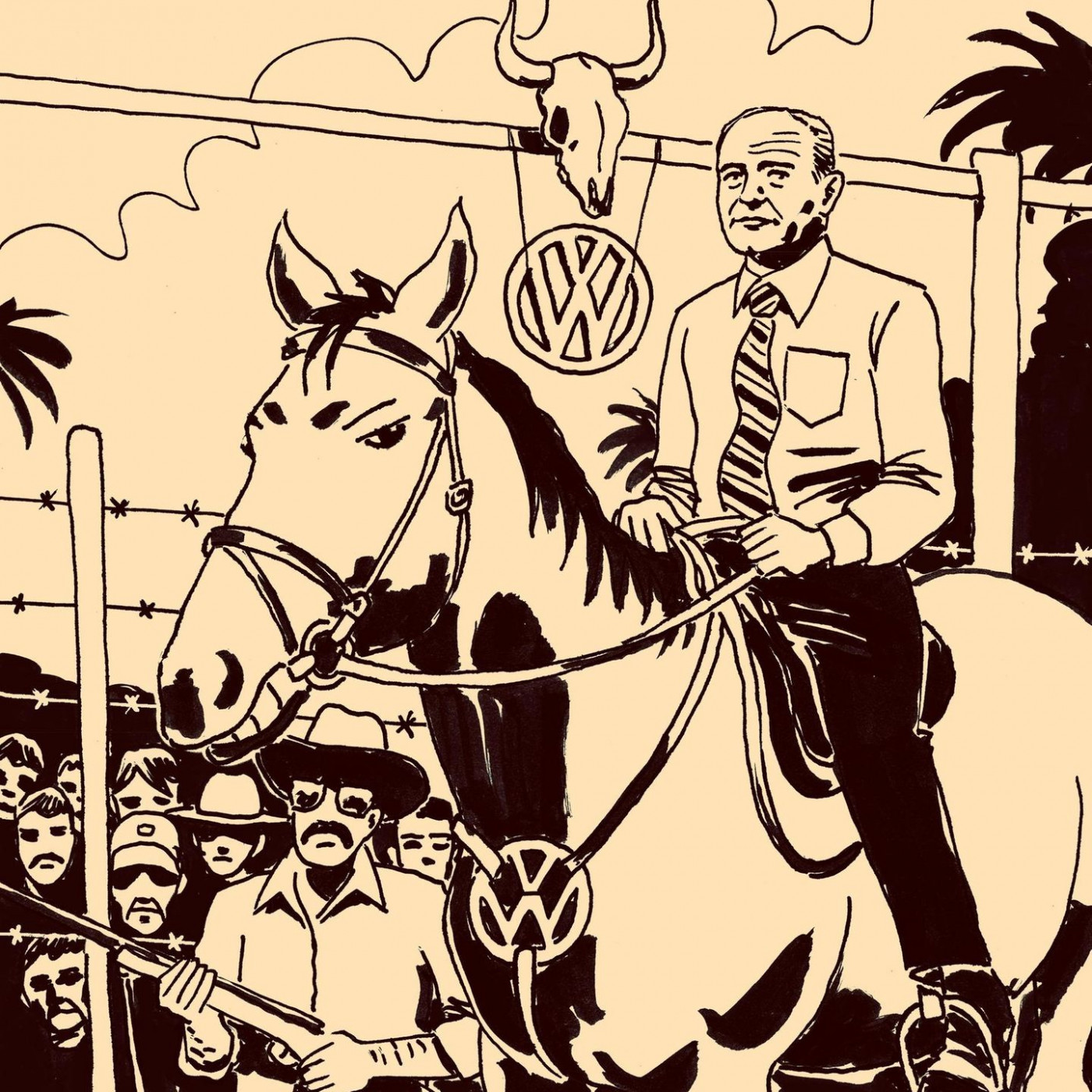 VW und die Zwangsarbeit auf einer Rinderfarm im brasilianischen Urwald