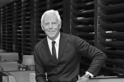 Giorgio Armani: "Der wahre Luxus wäre, unsterblich zu sein"