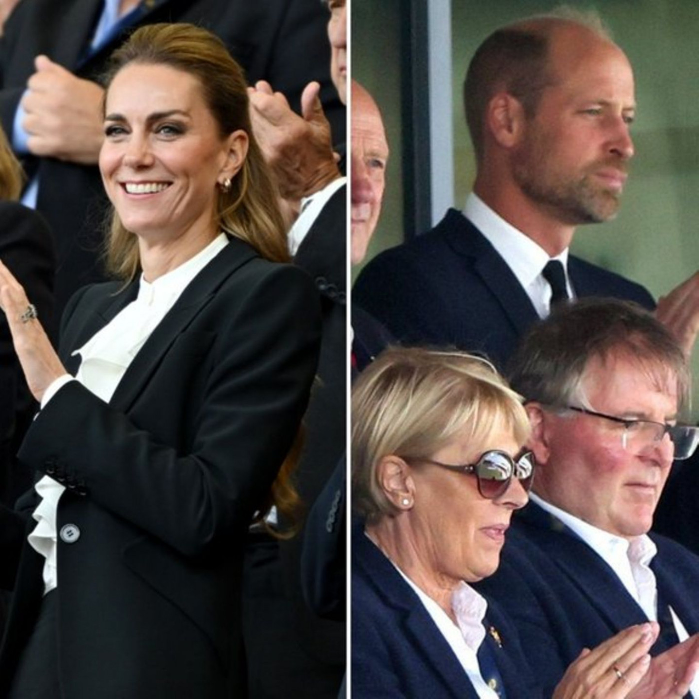 William und Kate zeigen Unterstützung