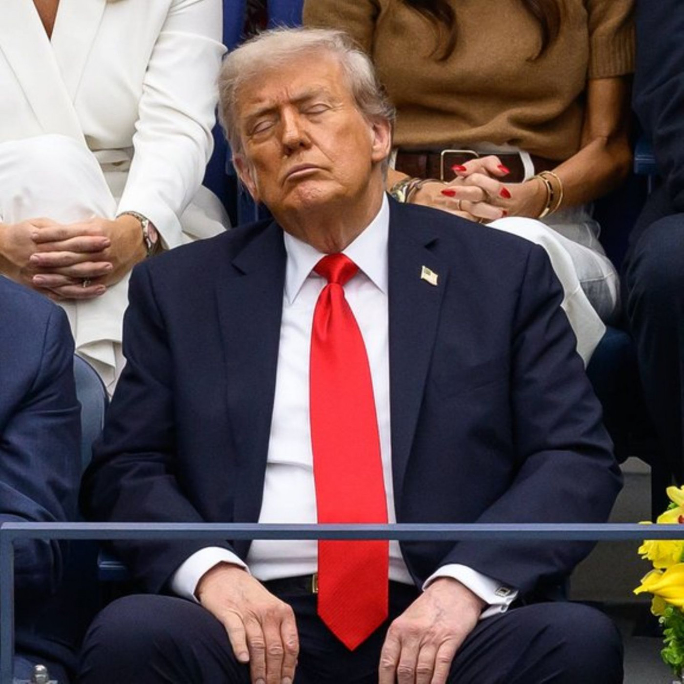 US-Präsident nickt bei US Open offenbar ein