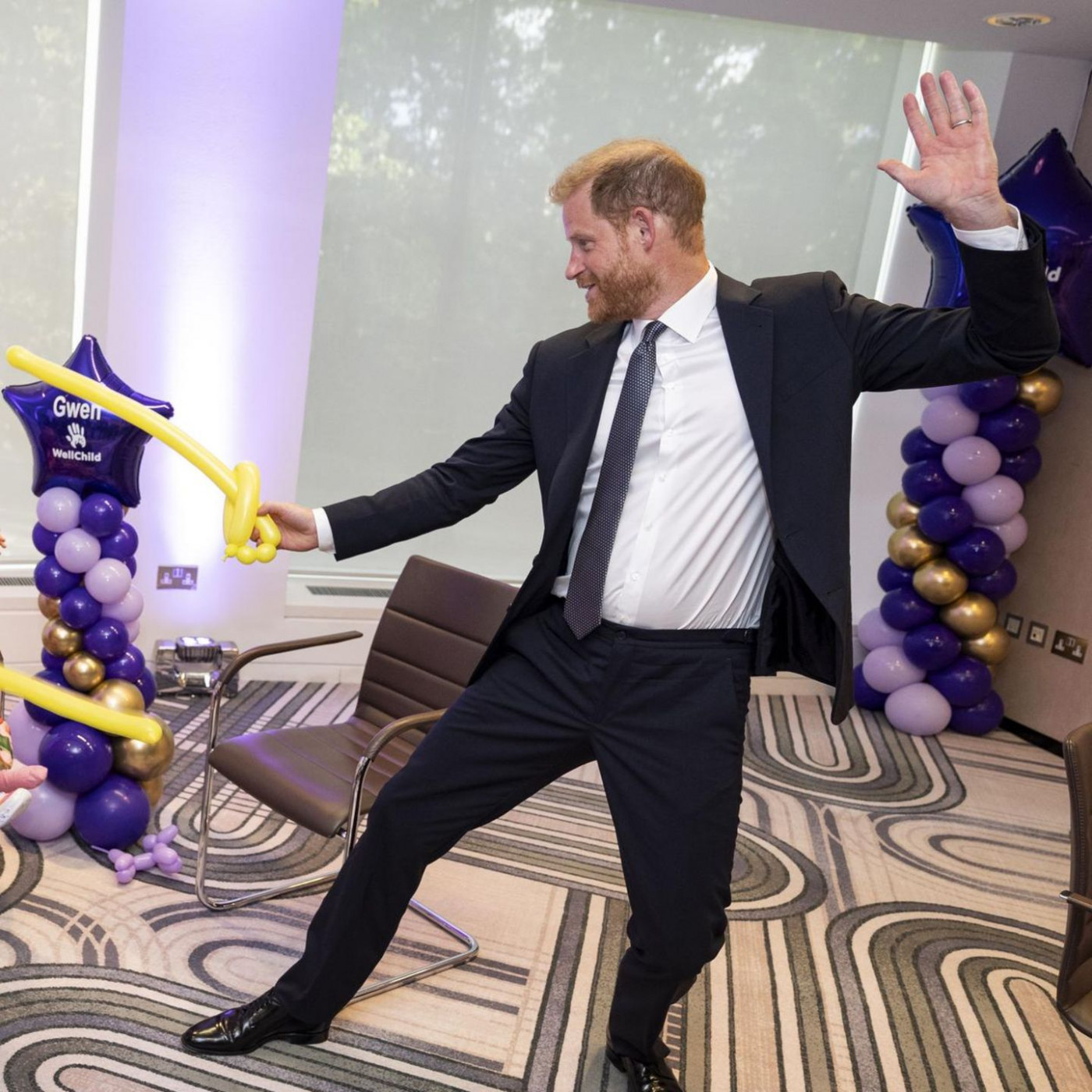 In London kommt Prinz Harrys inneres Kind zum Vorschein
