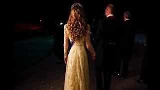 William und Kate halten Händchen