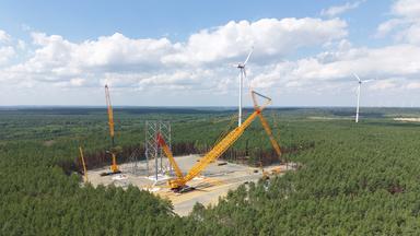 Das höchste Windrad der Welt wächst in Brandenburg