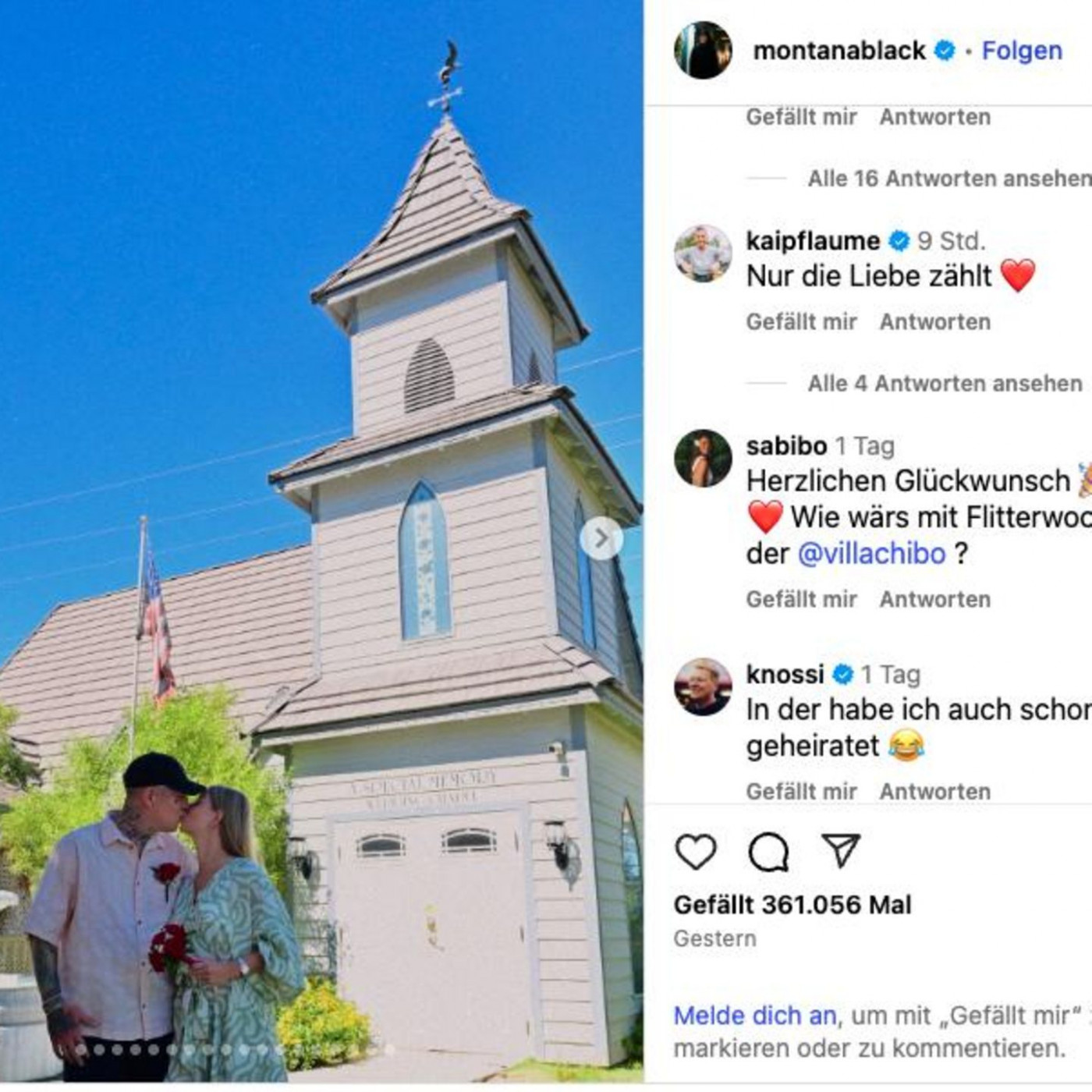 Twitch-Star Montanablack heiratet in Las Vegas