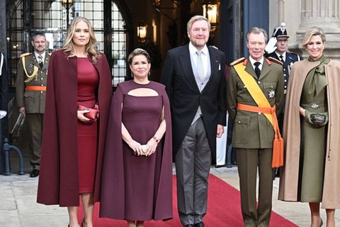 Belgische und niederländische Royals vor Ort