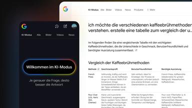 KI-Modus in Google-Suche startet in Deutschland