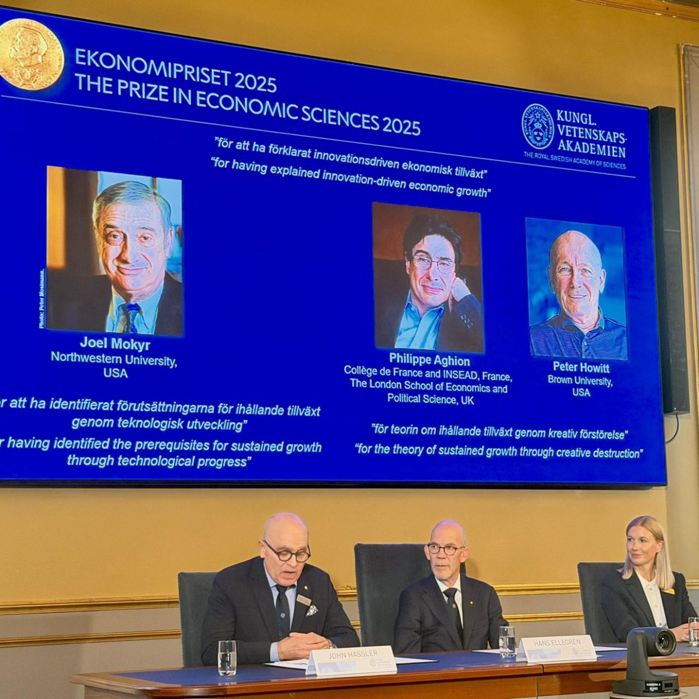 Das sind die Gewinner des Wirtschaftsnobelpreises