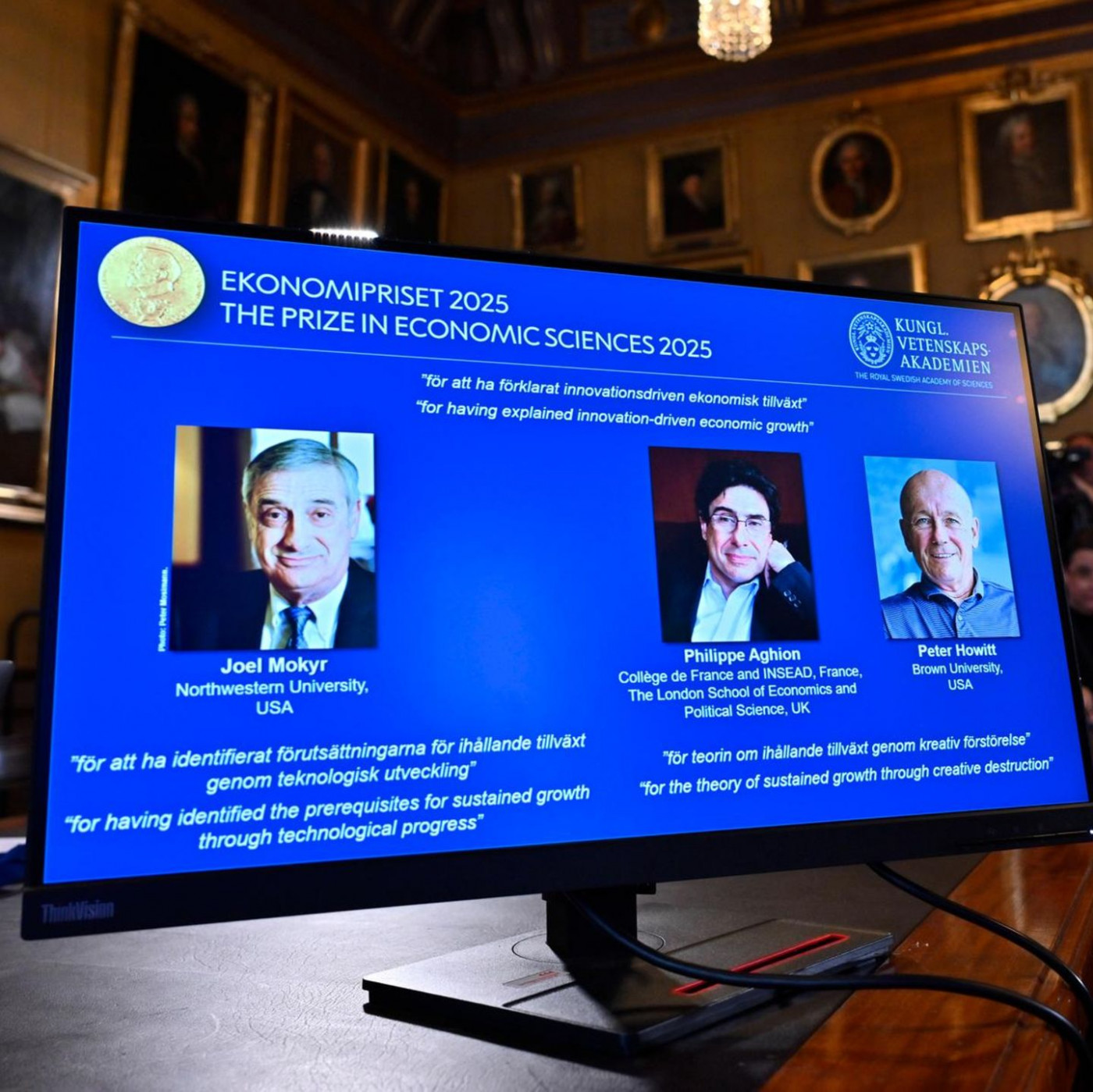 Wirtschaftsnobelpreis für Forschung zu nachhaltigem Wachstum
