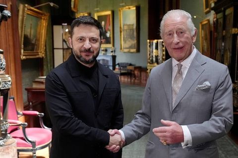 Er empfängt Selenskyj auf Schloss Windsor