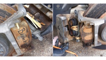 Wurm drin: Fahrer kauft Luxus-SUV mit Holz-Bremsklötzen