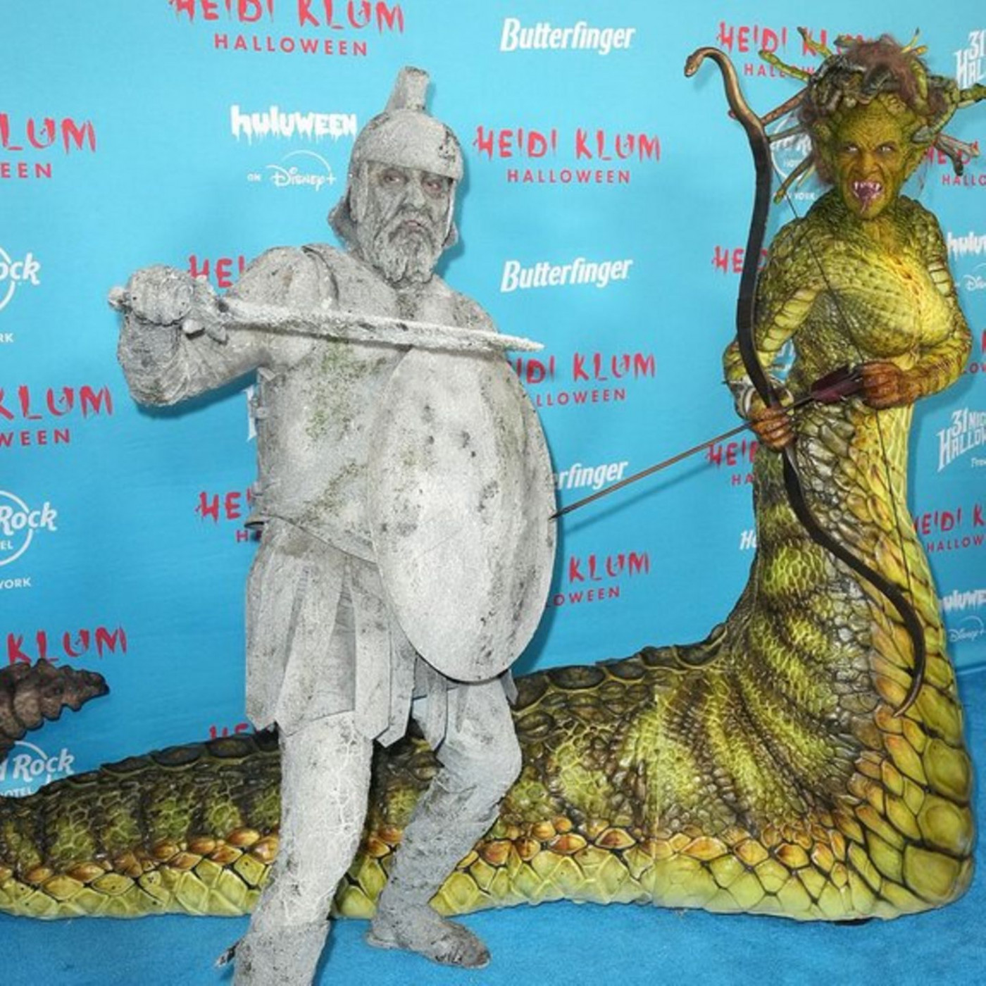 Heidi Klum schockt als gruselige Medusa