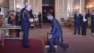 Beckham-Familie zelebriert "Sir David"