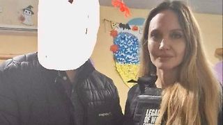 Angelina Jolie besucht ukrainische Frontstadt Cherson