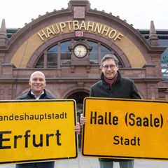Erfurt oder Halle wollen Konzernzentrale der Deutschen Bahn