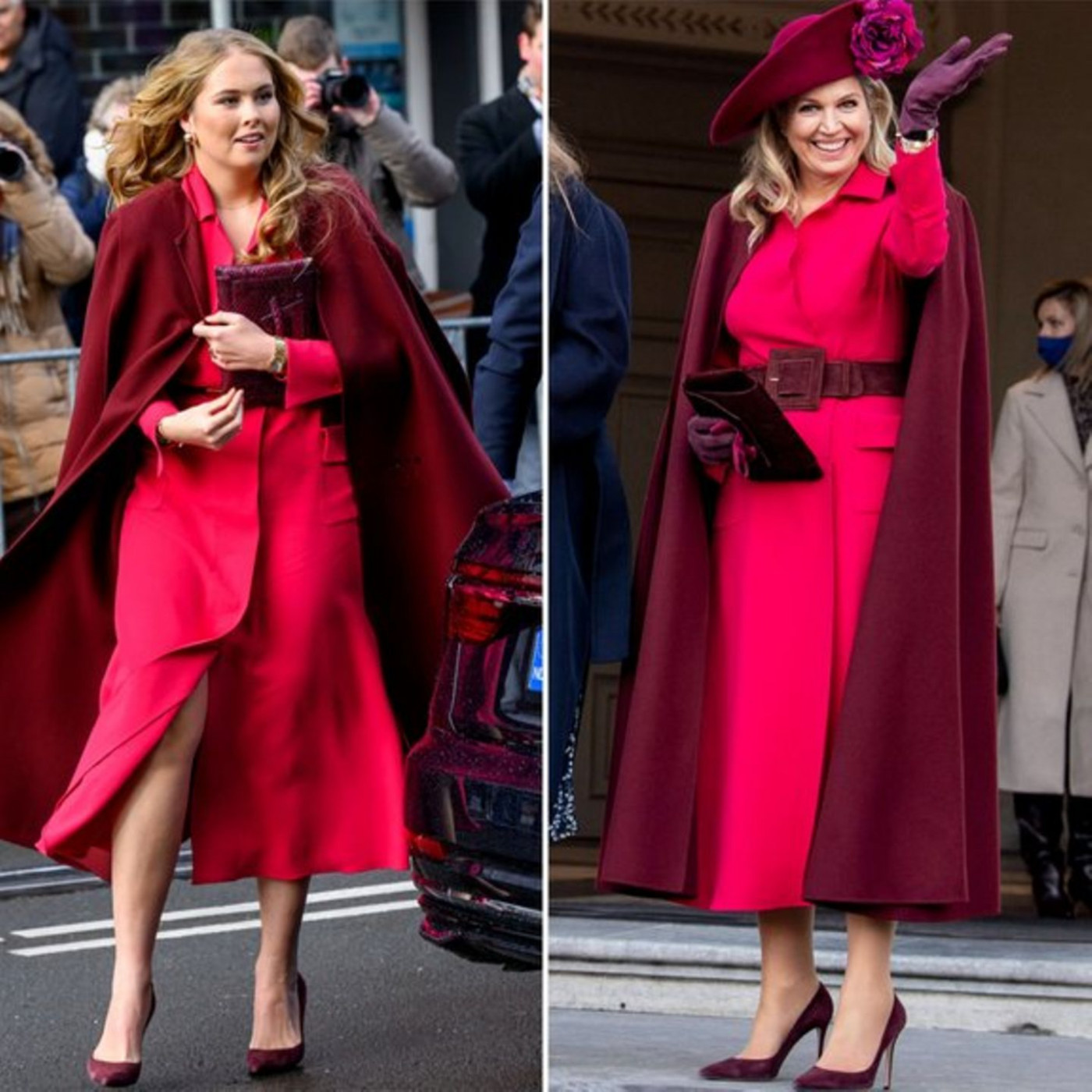 Sie zeigt sich im Look von Königin Máxima