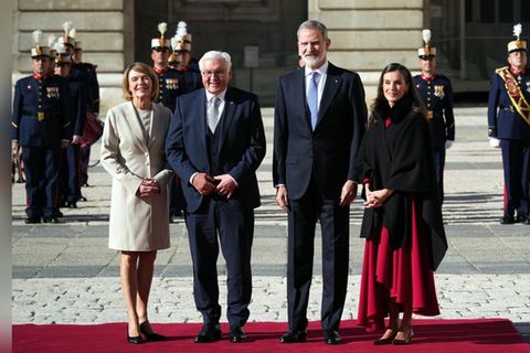 König Felipe empfängt den Bundespräsidenten