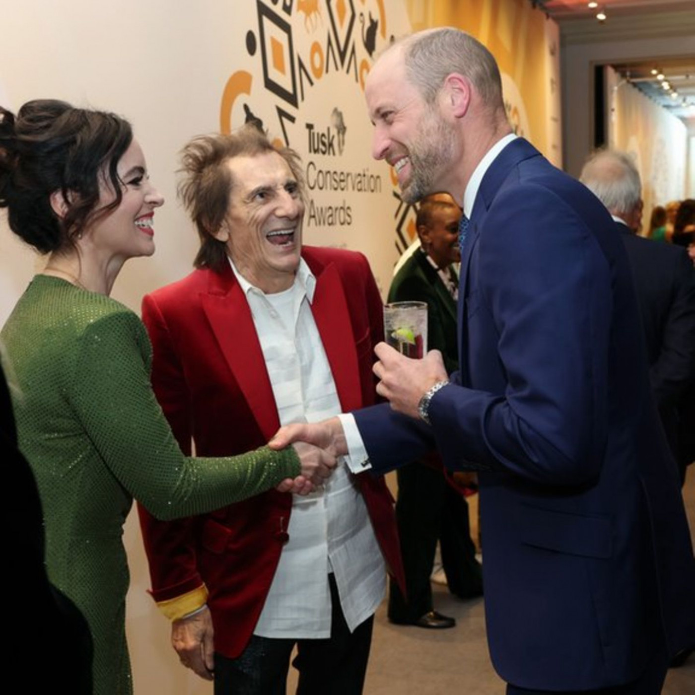 Er feiert mit Rolling-Stones-Legende Ron Wood