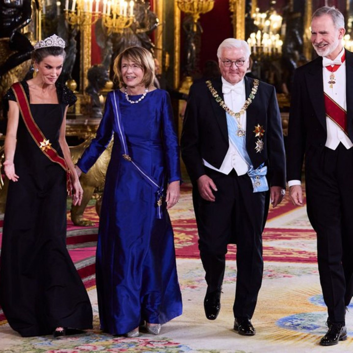 Nobles Galadinner mit spanischem Königspaar