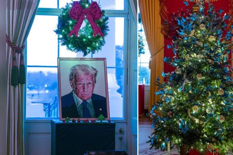 Melania Trumps Weihnachtsdeko fürs Weiße Haus