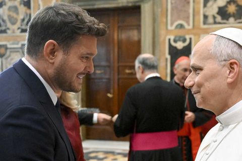 Sänger Michael Bublé zu Audienz im Vatikan