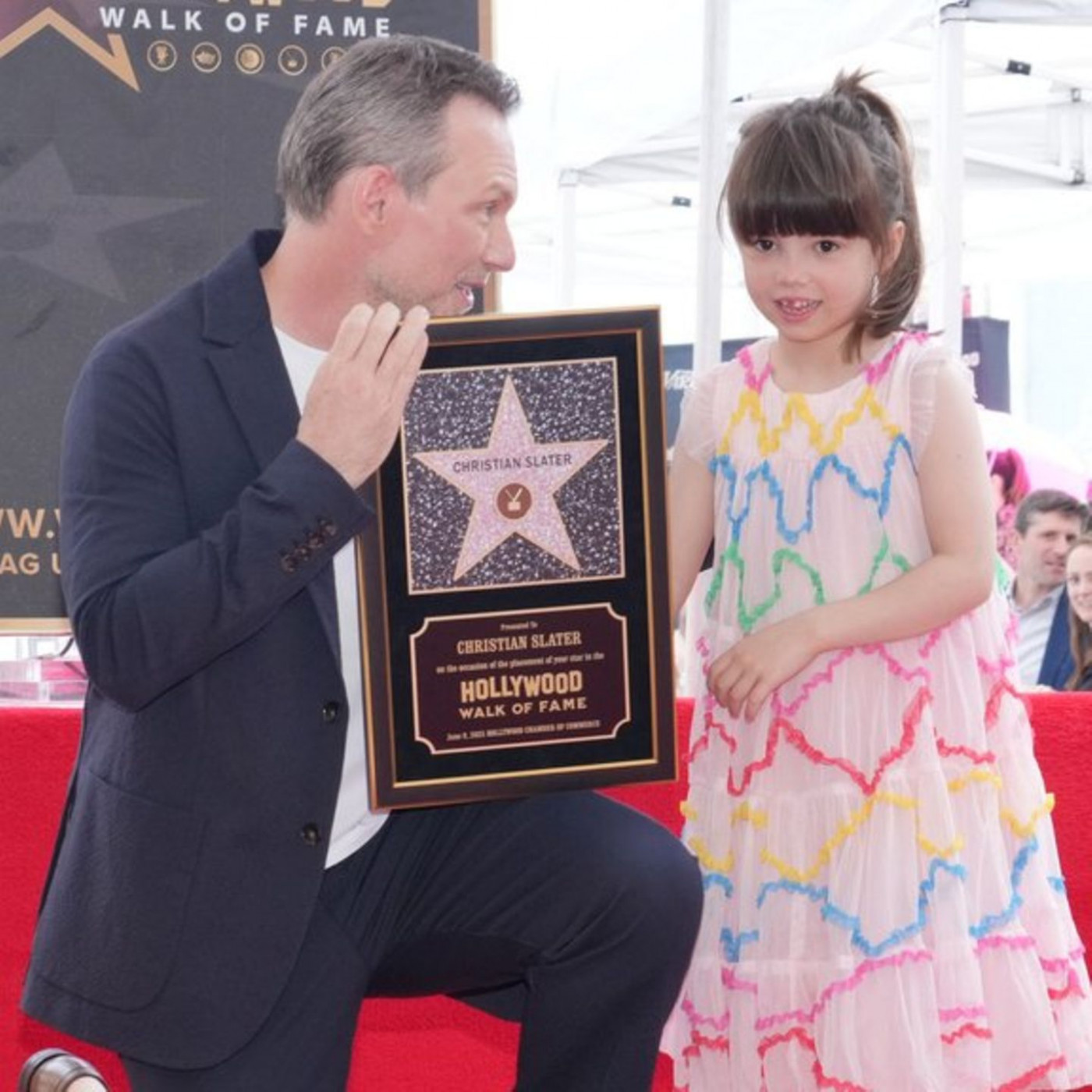 Schauspieler liebt es, Vater zu sein