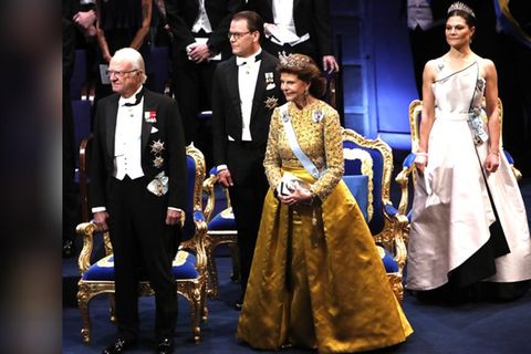 Unkonventionelles Kleid beim Nobelpreis